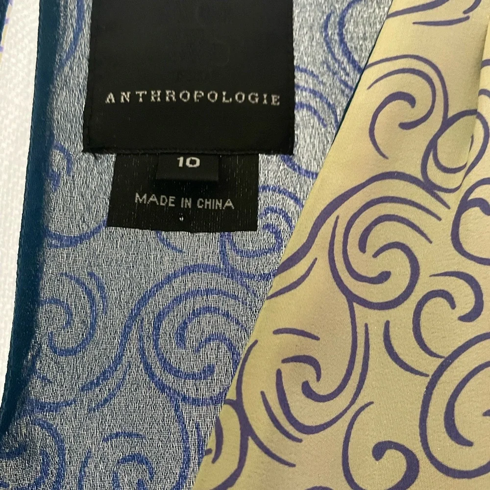 Anthropologie Silk Boho Dress - Picture 9 of 13